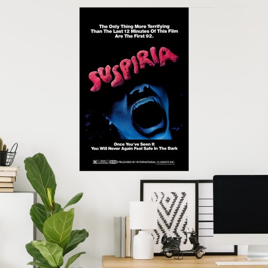 Poster Suspiria (Bureau à domicile)