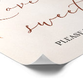 Poster Sutumer Fleurs Boho Marigold Love is Sweet Sign (Coin)