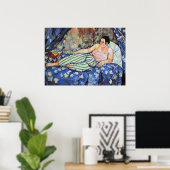 Poster SUZANNE VALADON - La chambre bleue 1923 (Bureau à domicile)