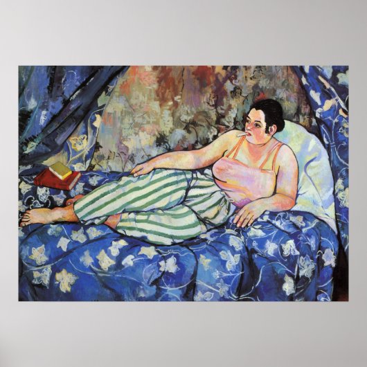 Poster SUZANNE VALADON - La chambre bleue 1923 (Devant)