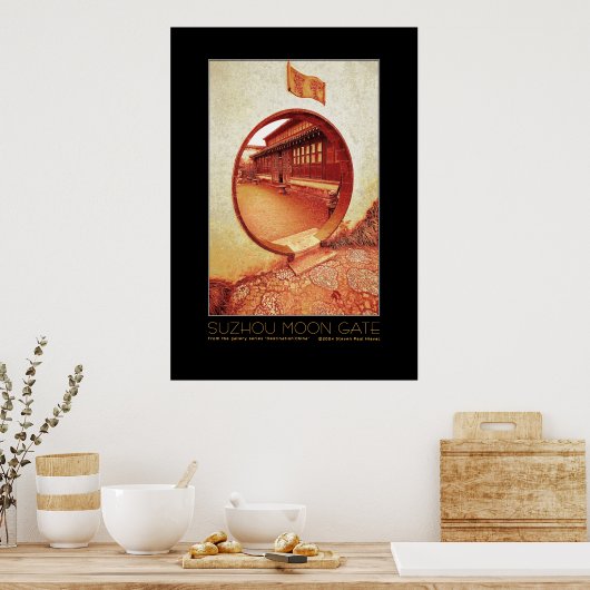 Poster Suzhou Moon Gate (Keuken)