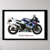 Poster Suzuki GSX-R1000 (Devant)