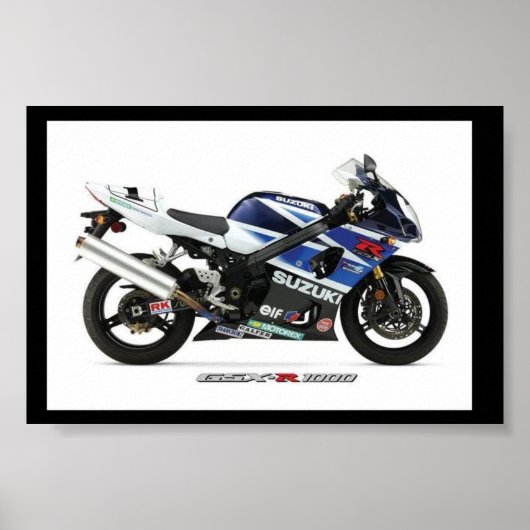 Poster Suzuki GSX-R1000 (Devant)