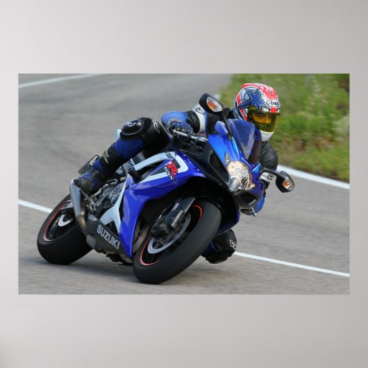 Poster Suzuki gsxr600 (Devant)