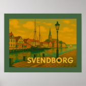 Poster Svendborg Denmark Castle (Devant)