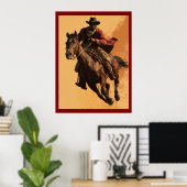 POSTER SWAG DE COW-BOY # 3 (Bureau à domicile)