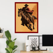 POSTER SWAG DE COW-BOY # 3 (Bureau à domicile)