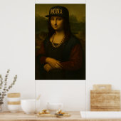 Poster Swag Mona Lisa (Cuisine)