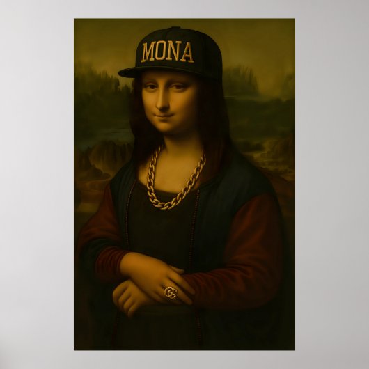 Poster Swag Mona Lisa (Devant)