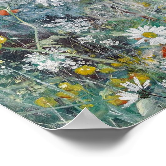 Poster Swallow and Flower Field, Bruno Liljefors (Coin)