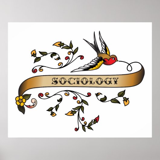 Poster Swallow and Soll with Sociology (Devant)