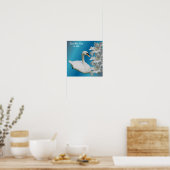 Poster Swan Et Hibiscus Flower Ajouter Votre Texte (Cuisine)