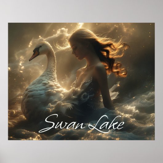 POSTER SWAN LAKE - BALLET & DANCE - (Devant)
