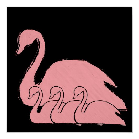 Poster Swan Perfect Poster (Voorkant)