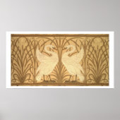 Poster Swan wallpaper design (Devant)