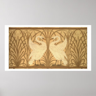 Poster Swan wallpaper design