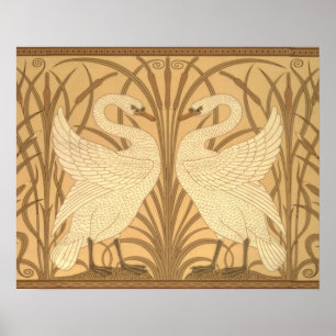 Poster Swan wallpaper design