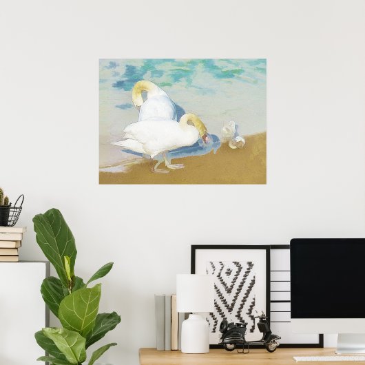 POSTER SWANS (Bureau à domicile)
