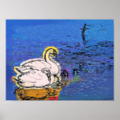 POSTER SWANS (Devant)