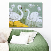Poster Swans par Verneuil
