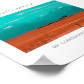 Poster Swartland Fields Mountains Voir Afrique du Sud ZA (Coin)