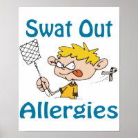 Poster Swat Out Allergies
