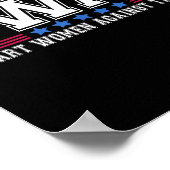 Poster Swat Smart Women contre Trump Funny Anti-Trump 2 (Coin)