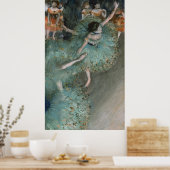 Poster Swaying Dancer, Danseuse en vert par Edgar Degas (Cuisine)