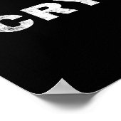 Poster Sweat est juste graisse pleurer Motivational Gym P (Coin)