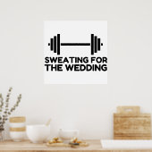 POSTER SWEATING FOR THE WEDDING (Cuisine)