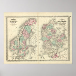 Poster Sweden, Norway, and Denmark 2