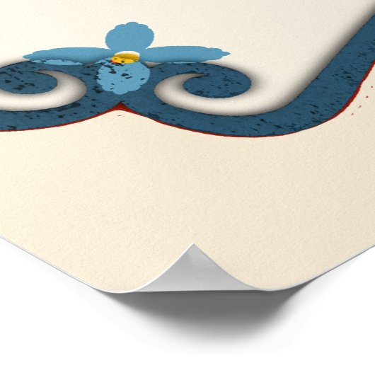 Poster Swedish Dala (Coin)