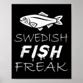 Poster Swedish Fish Freak In The Wild Funny (Devant)