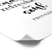 Poster Sweendship Bible Verse Citation Lettrée à la main (Coin)