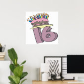 Poster Sweet 16 (Bureau à domicile)