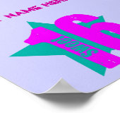 Poster Sweet 16 (Insérer le nom) (Coin)