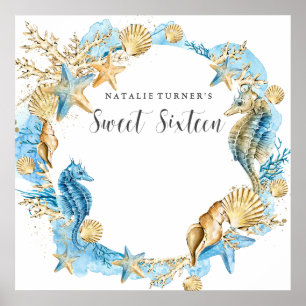 Poster Sweet 16 Signature Message Board