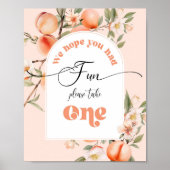 Poster Sweet as a peach Nous espérons que vous avez eu un (Devant)