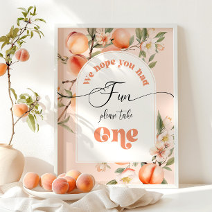 Poster Sweet as a peach Nous espérons que vous avez eu un