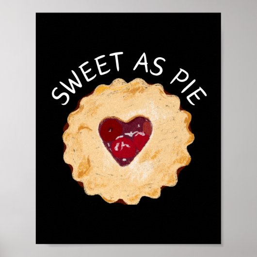 Poster Sweet as Pie Wall Art (Devant)