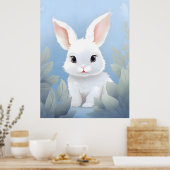 Poster Sweet Baby Rabbit in Nature (Cuisine)