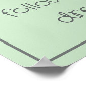 Poster Sweet Bedtime Words mur art (Coin)