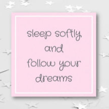 Sweet Bedtime Words mur art