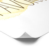 Poster Sweet Bumblebee Mama À Être Baby shower Faveurs (Coin)