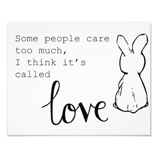 Poster Sweet Bunny (Devant)