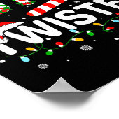 Poster Sweet But Twisted Funny Christmas Candy Cane Xmas  (Coin)