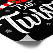 Poster Sweet But Twisted Funny Christmas Candy Cane Xmas (Coin)