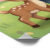 Poster Sweet Celebration Woodland Animals Kids Wall Art (Coin)