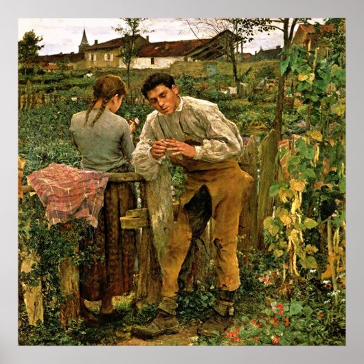 Poster Sweet Couple garçon et fille (Devant)