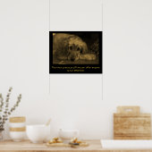 Poster Sweet Dog avec Citation Inspirationnelle. (Cuisine)